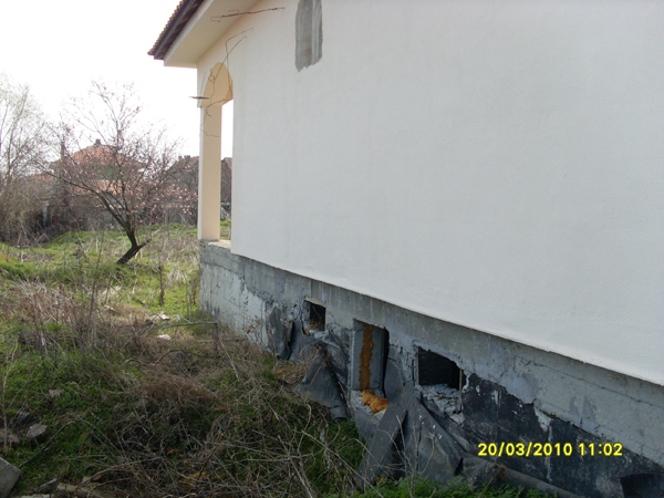 North side of house and basement windows at the bottom