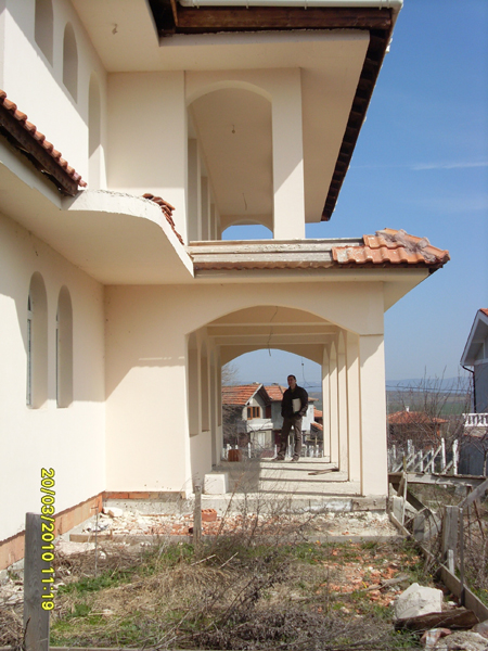 Looking Northwards towards patio area